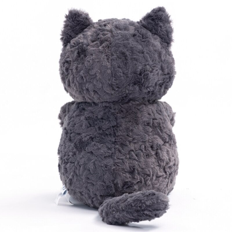 Adorable Jiji the Fluffy Black Cat Plush Toy | Act Fast - Limited Stock Available!