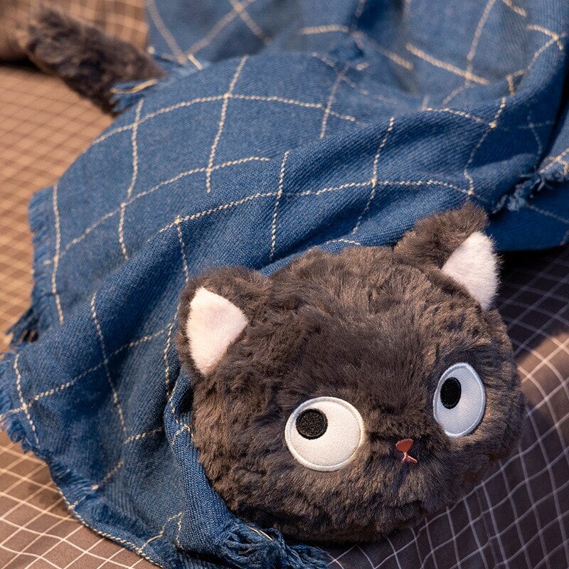 Adorable Jiji the Fluffy Black Cat Plush Toy | Act Fast - Limited Stock Available!