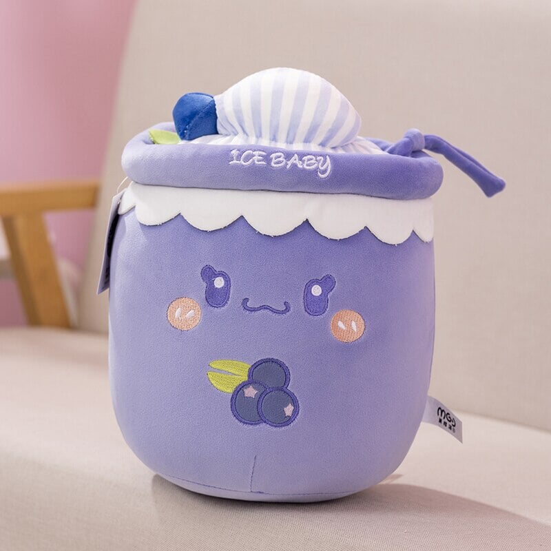 Deliciously Fun Juicy Fruity Bubble Tea Plushie Collection
