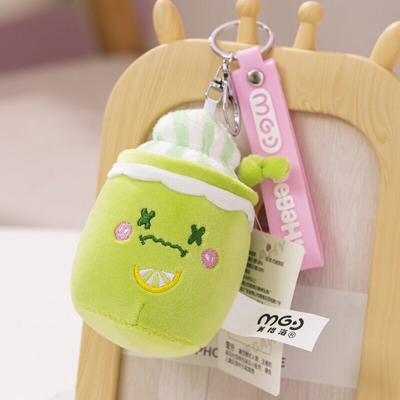 Deliciously Fun Juicy Fruity Bubble Tea Plushie Collection