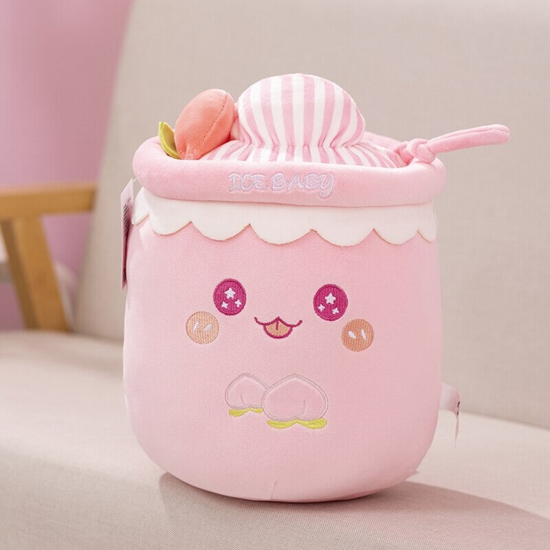 Deliciously Fun Juicy Fruity Bubble Tea Plushie Collection