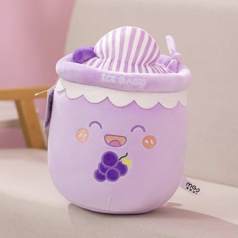 Deliciously Fun Juicy Fruity Bubble Tea Plushie Collection