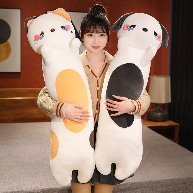 Adorable 100cm Soft and Cozy Plushie Collection of Dogs, Cats, and Pigs