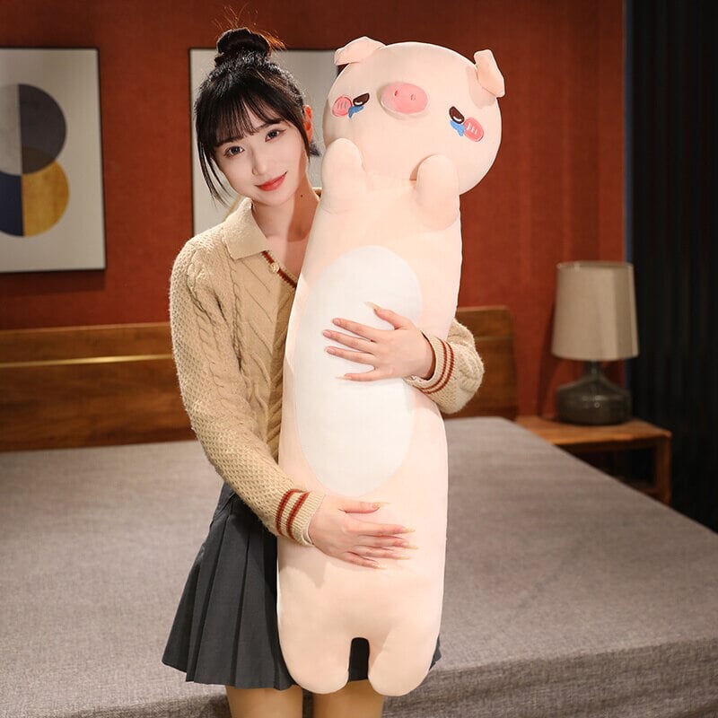 Adorable 100cm Soft and Cozy Plushie Collection of Dogs, Cats, and Pigs