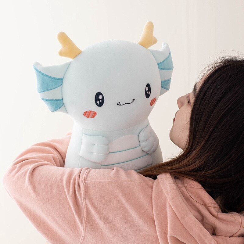 Adorable Kawaii Axolotl Dragon Stuffed Animal
