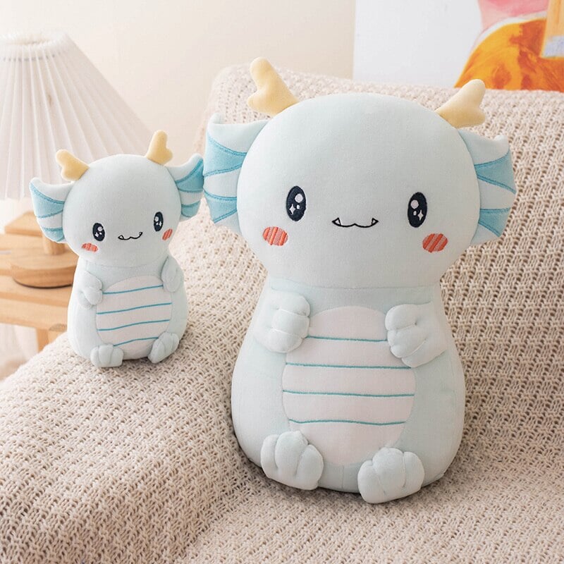Adorable Kawaii Axolotl Dragon Stuffed Animal