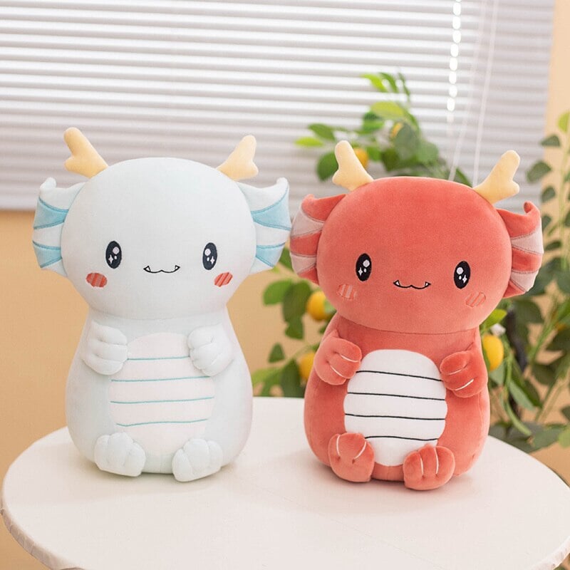 Adorable Kawaii Axolotl Dragon Stuffed Animal