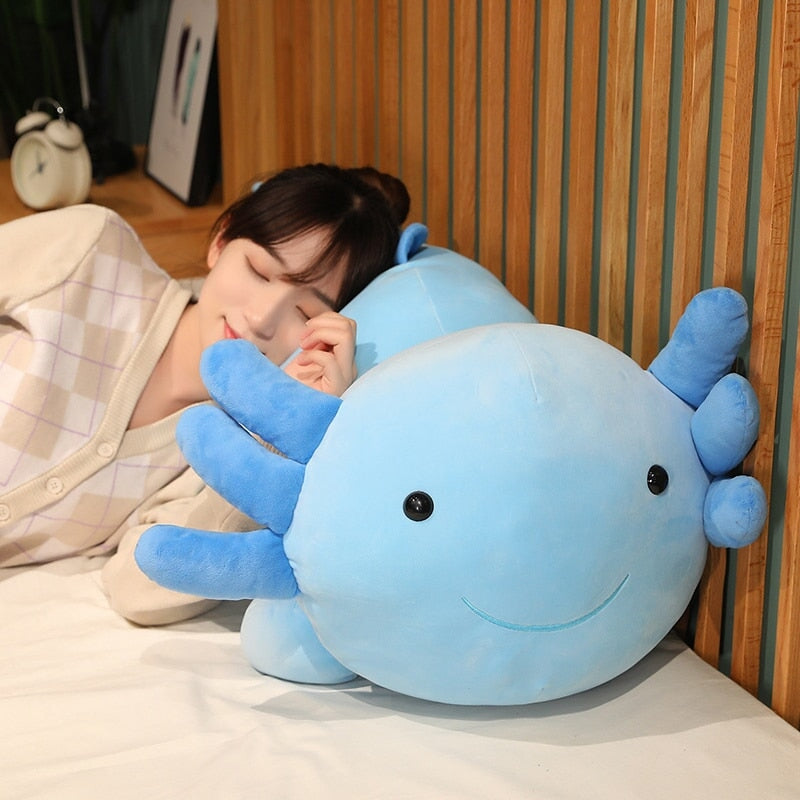 Adorable Kawaii Axolotl Salamander Plush Family