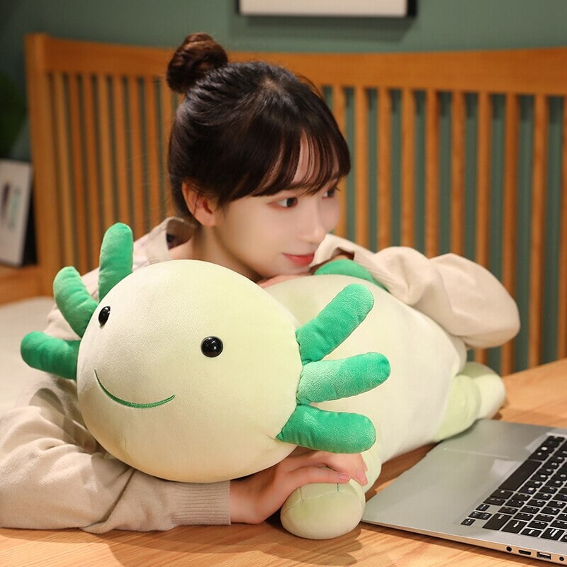 Adorable Kawaii Axolotl Salamander Plush Family
