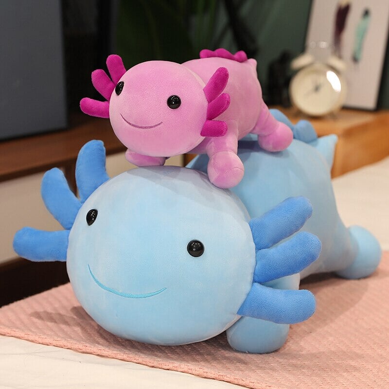 Adorable Kawaii Axolotl Salamander Plush Family