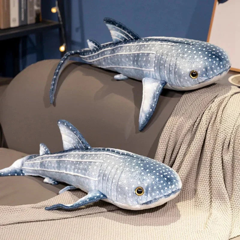 Adorable Kawaii Blue Whale Shark Plush Toy