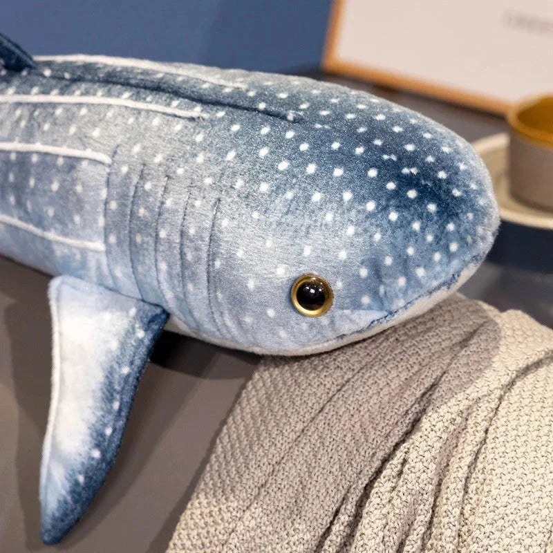 Adorable Blue Whale Shark Plush Toy - Perfect for Cuddles!