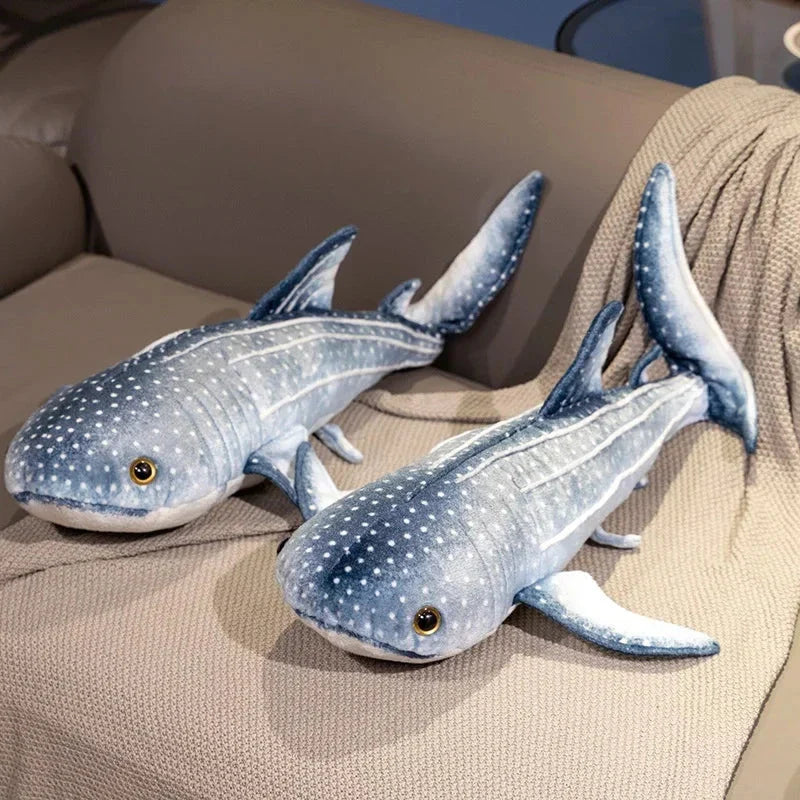 Adorable Kawaii Blue Whale Shark Plush Toy