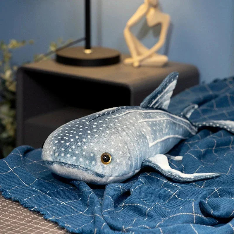 Adorable Kawaii Blue Whale Shark Plush Toy