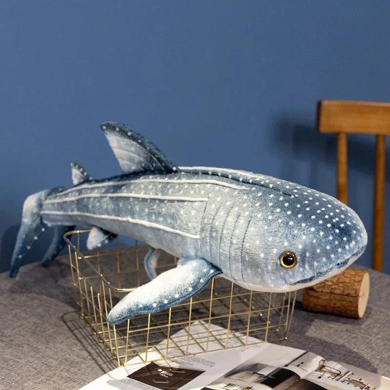 Adorable Kawaii Blue Whale Shark Plush Toy