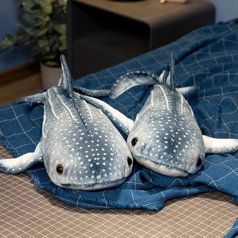 Adorable Kawaii Blue Whale Shark Plush Toy