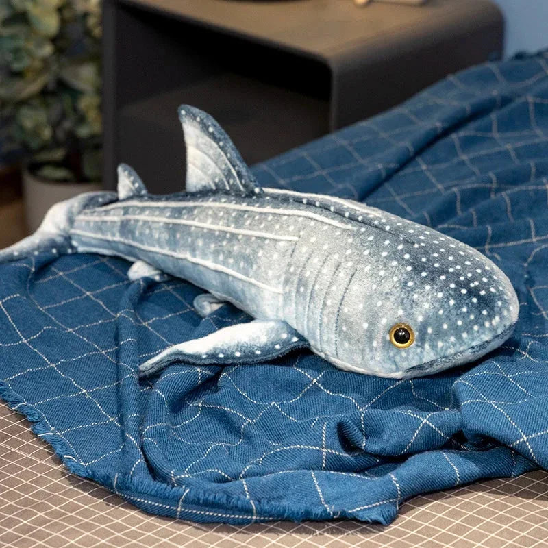 Adorable Kawaii Blue Whale Shark Plush Toy