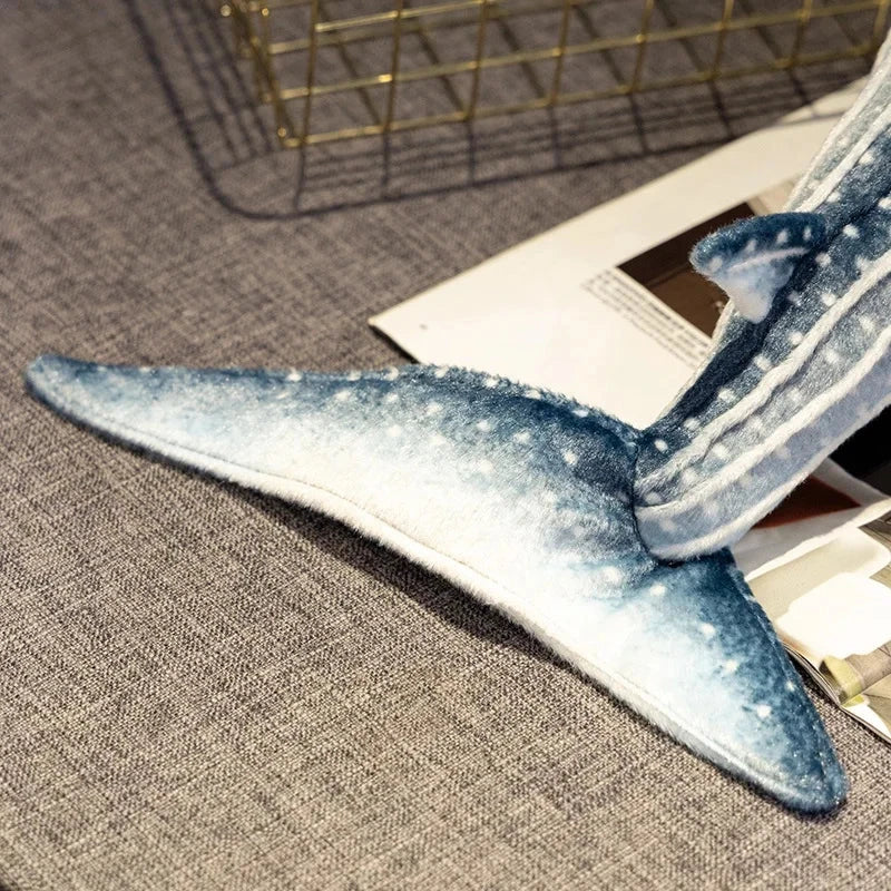 Adorable Kawaii Blue Whale Shark Plush Toy