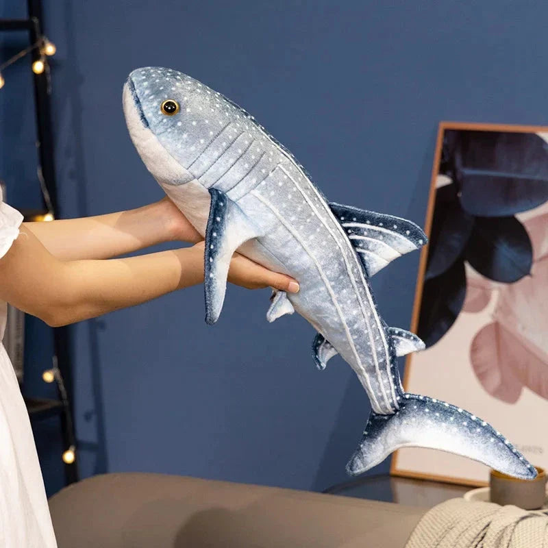 Adorable Kawaii Blue Whale Shark Plush Toy