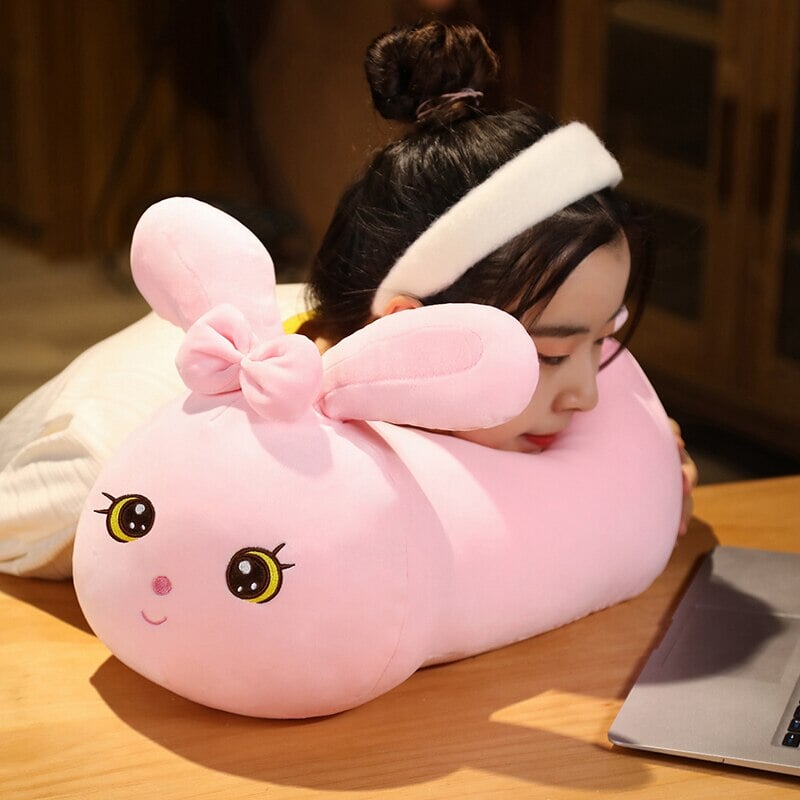 Adorable Kawaii Bunny Long Plush Pillow