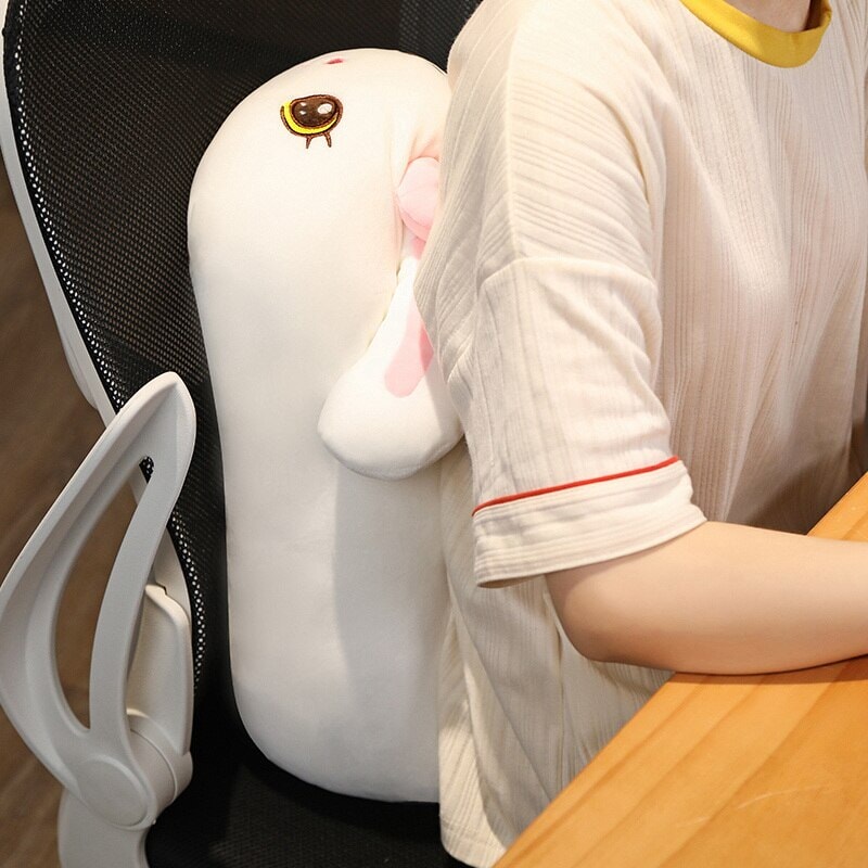 Adorable Kawaii Bunny Long Plush Pillow