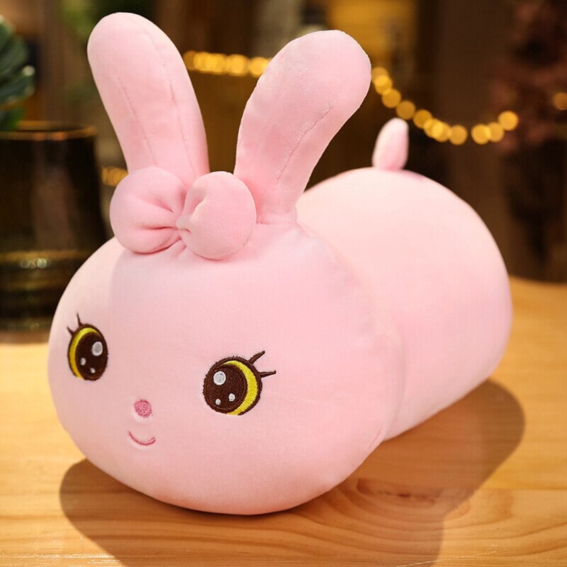 Adorable Kawaii Bunny Long Plush Pillow