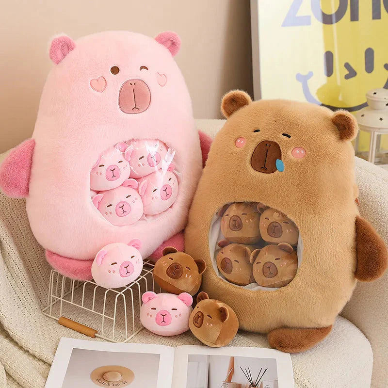 Adorable Kawaii Capybara Candy Bag Plush Toy