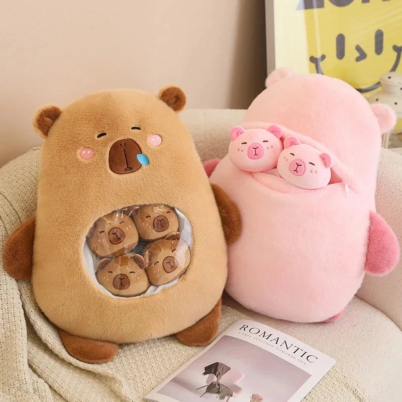 Adorable Kawaii Capybara Candy Bag Plush Toy