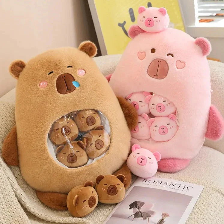 Adorable Kawaii Capybara Candy Bag Plush Toy
