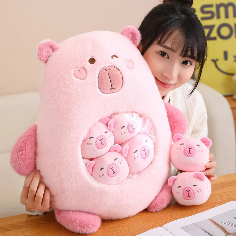 Adorable Kawaii Capybara Candy Bag Plush Toy