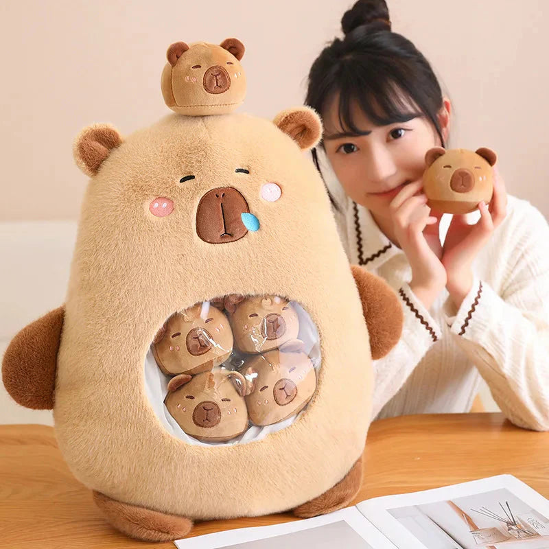 Adorable Kawaii Capybara Candy Bag Plush Toy