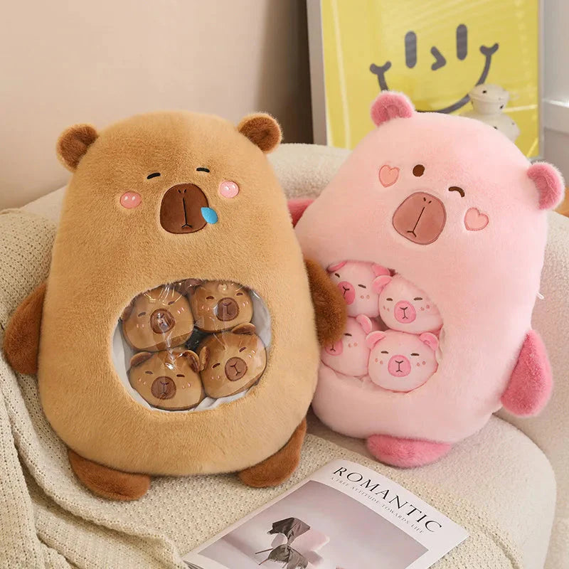 Adorable Kawaii Capybara Candy Bag Plush Toy