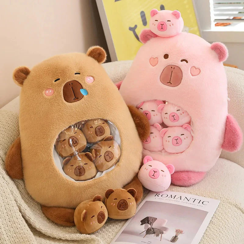 Adorable Kawaii Capybara Candy Bag Plush Toy