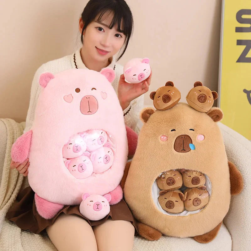 Adorable Kawaii Capybara Candy Bag Plush Toy
