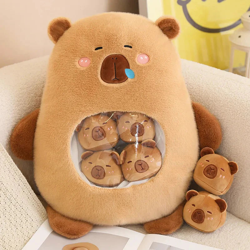 Adorable Kawaii Capybara Candy Bag Plush Toy