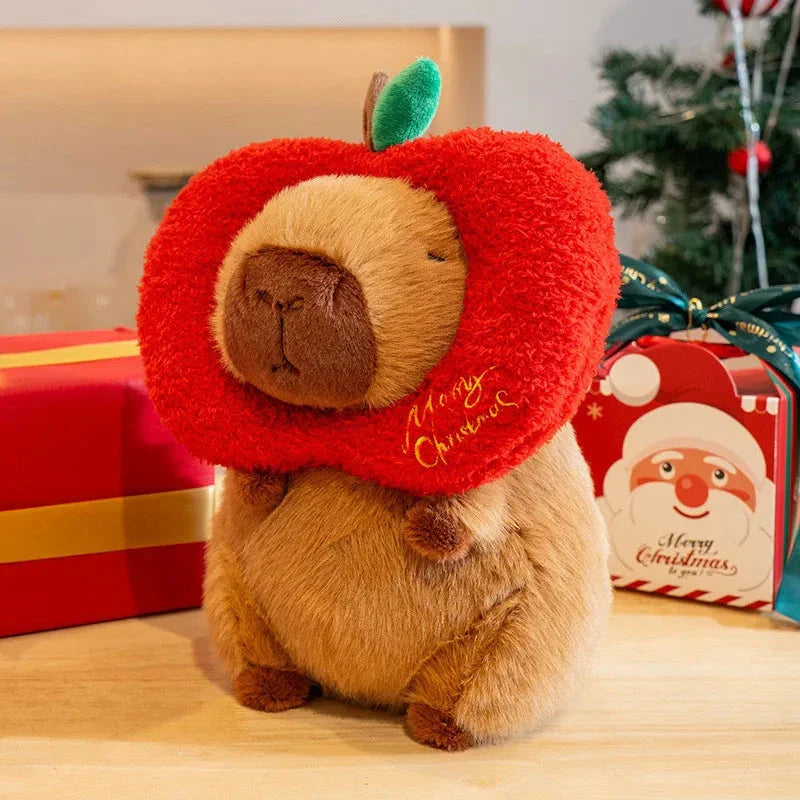 Adorable Kawaii Capybara Plushies for a Festive Christmas Celebration!