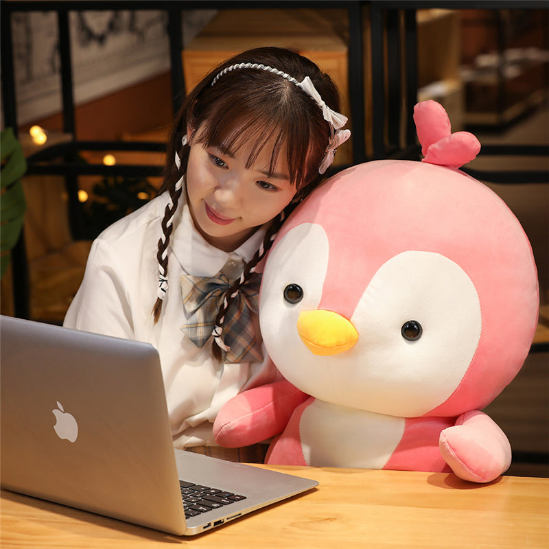 Adorable Kawaii Chibi Penguin Plushie Trio