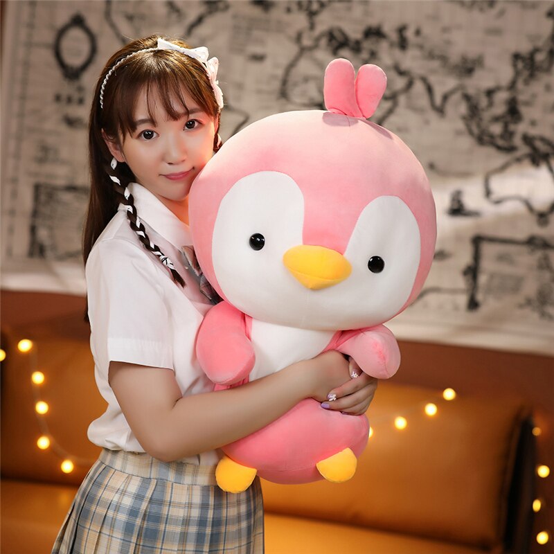 Adorable Kawaii Chibi Penguin Plushie Trio