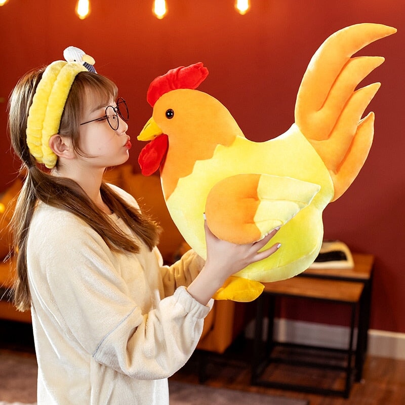 Adorable Chubby Chicken Plushie Family!