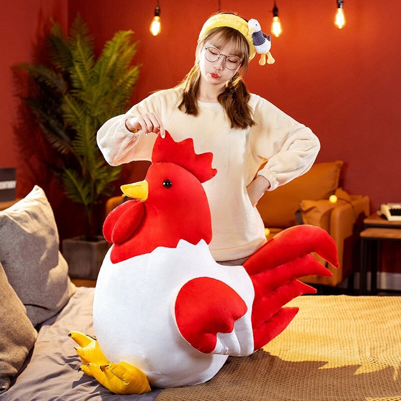 Adorable Chubby Chicken Plushie Family!
