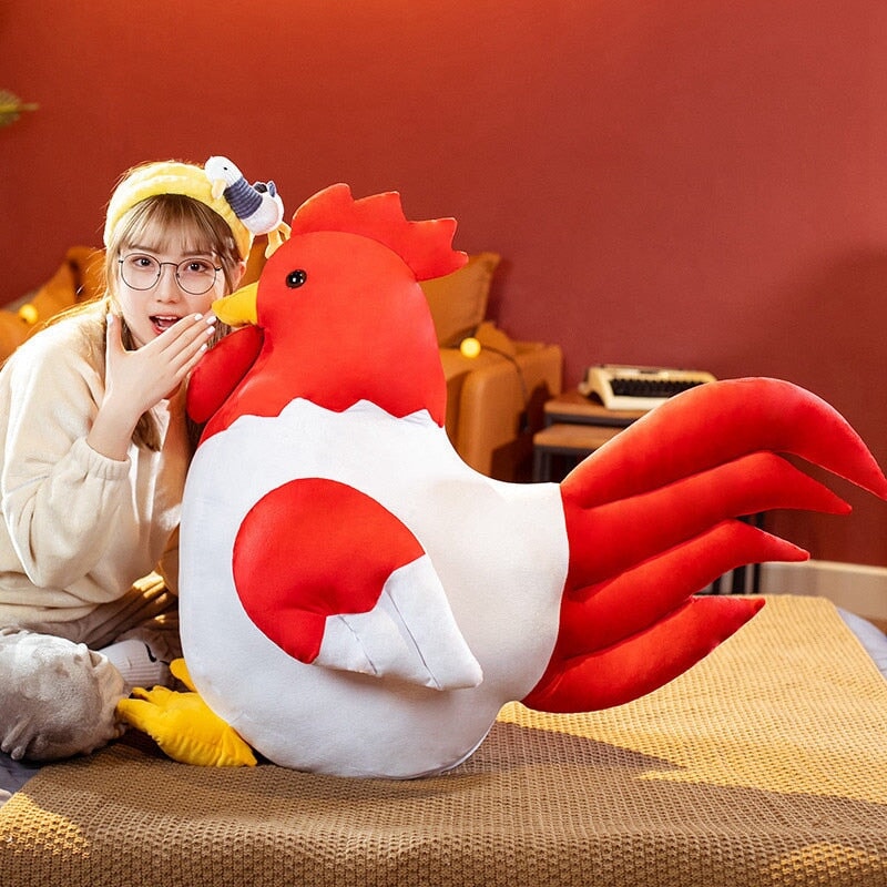 Adorable Chubby Chicken Plushie Family!