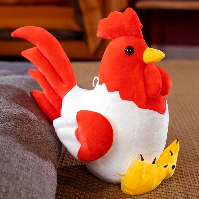 Adorable Chubby Chicken Plushie Family!
