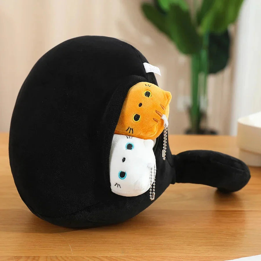 Adorable Chunky Cat Plushies Featuring Cute Kittens