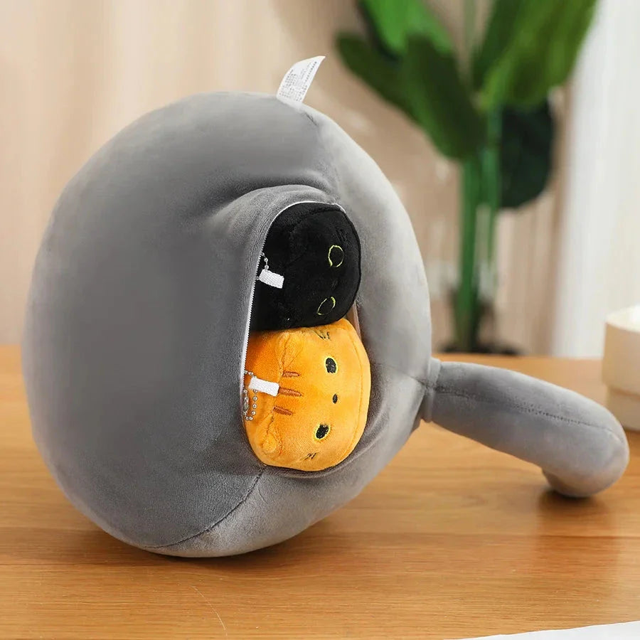 Adorable Chunky Cat Plushies Featuring Cute Kittens