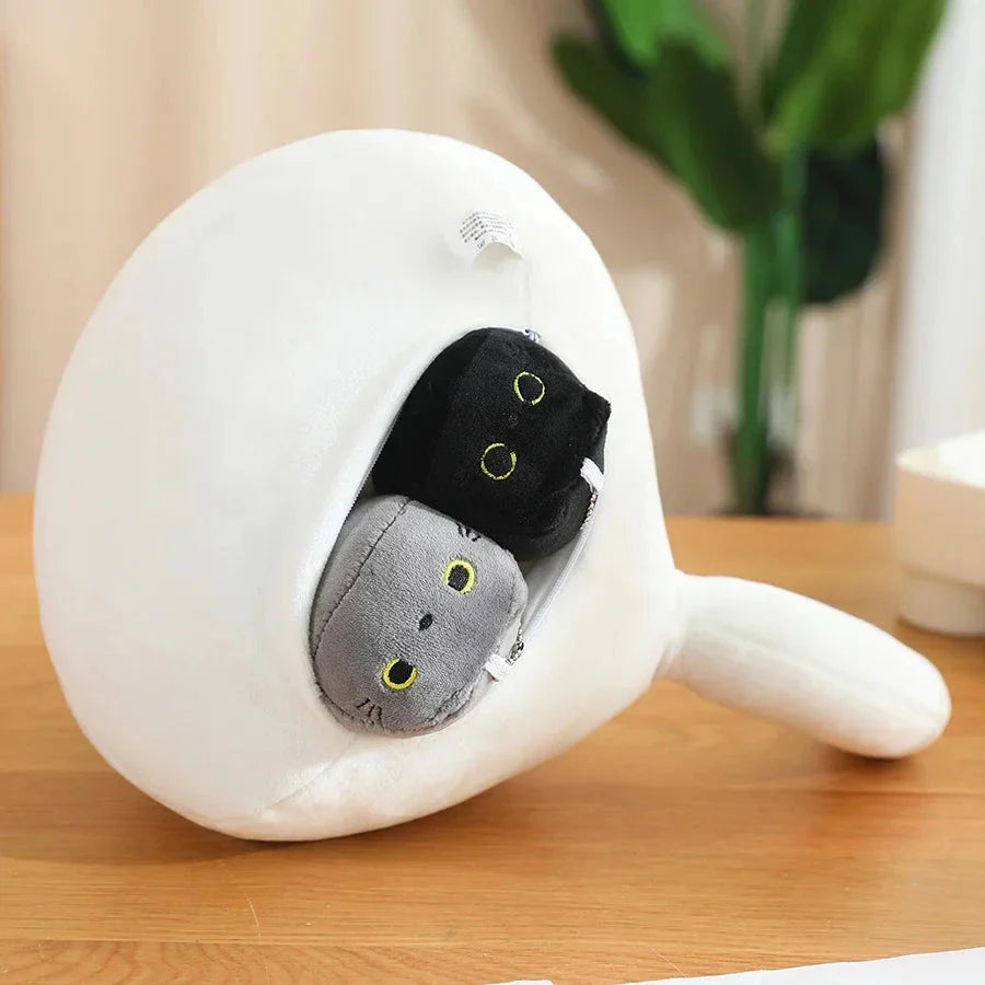 Adorable Chunky Cat Plushies Featuring Cute Kittens