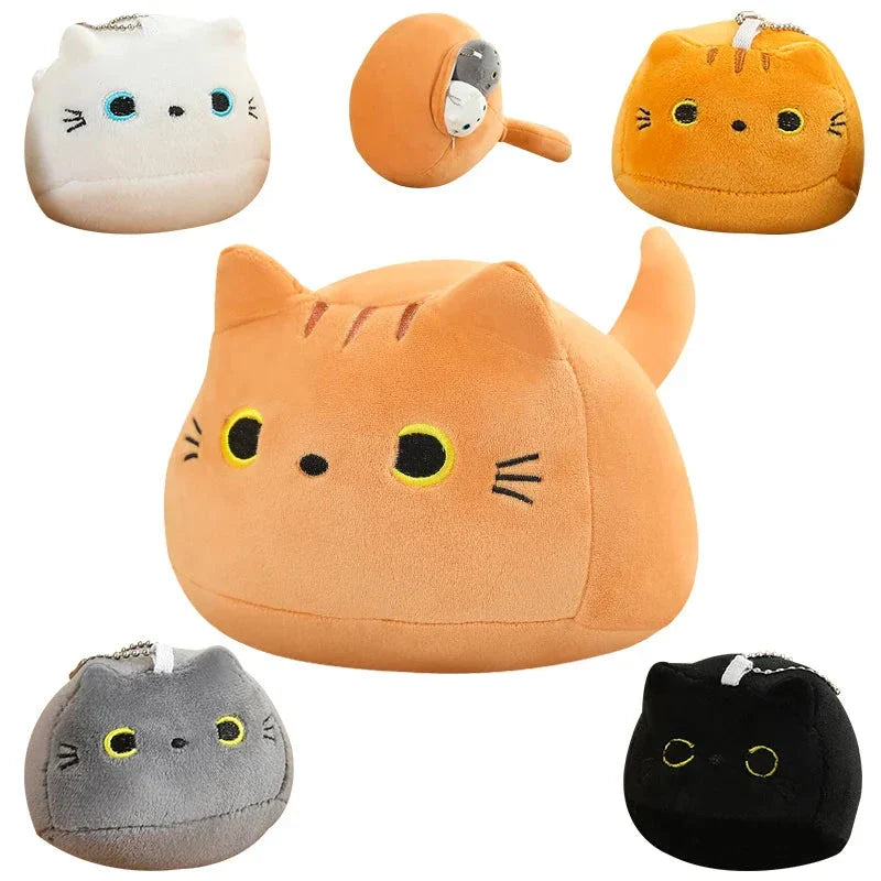 Adorable Chunky Cat Plushies Featuring Cute Kittens