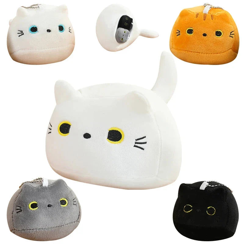 Adorable Chunky Cat Plushies Featuring Cute Kittens