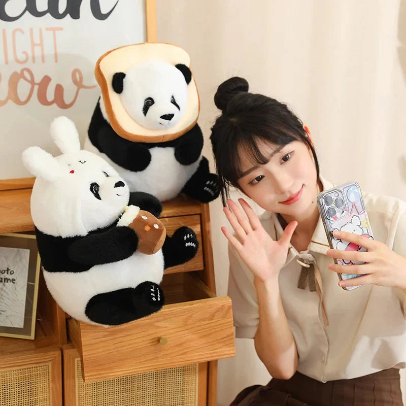 Adorable Chunky Panda Plushie Collection