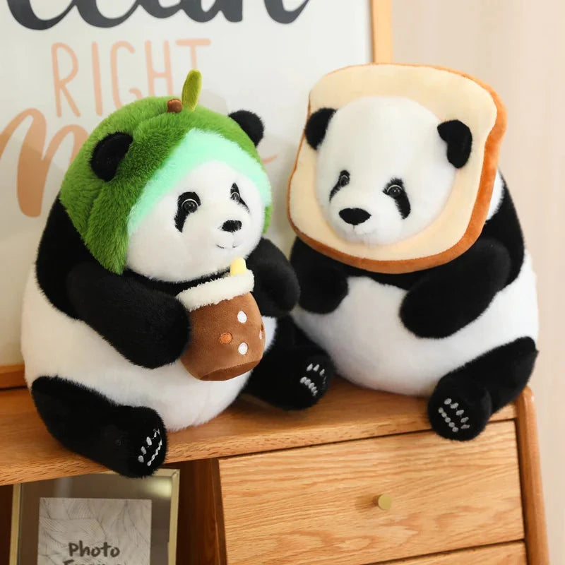 Adorable Chunky Panda Plushie Collection
