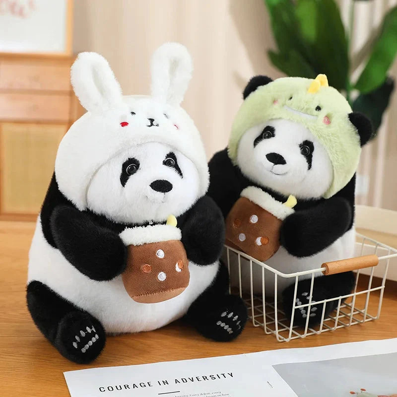 Adorable Chunky Panda Plushie Collection